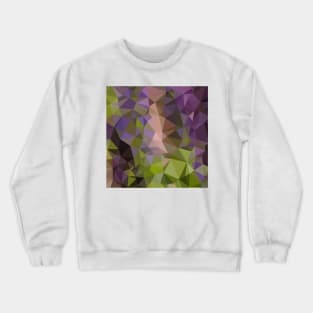 Palatinate Purple Abstract Low Polygon Background Crewneck Sweatshirt